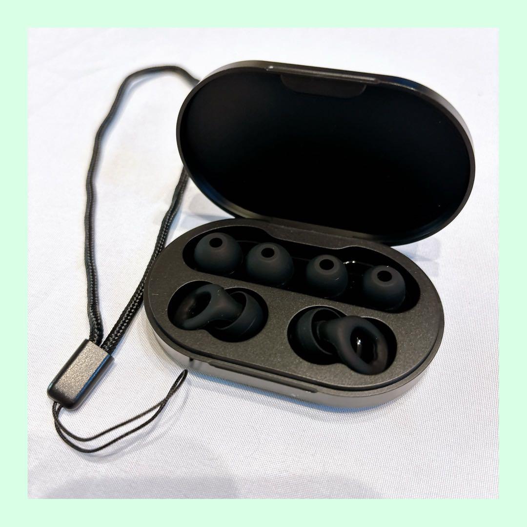 ☆耳栓 睡眠用 安眠 28dB シリコン製 3セット 収納ケース ブラック