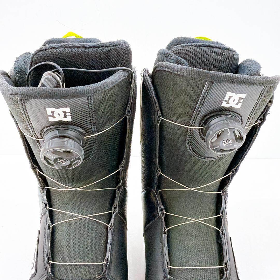 【良品】DC スノーボードブーツ BOA ブラック　25.5cm　メンズ