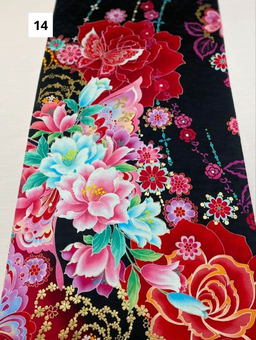 犬服　振り袖　着物　生地　確認　ハンドメイド