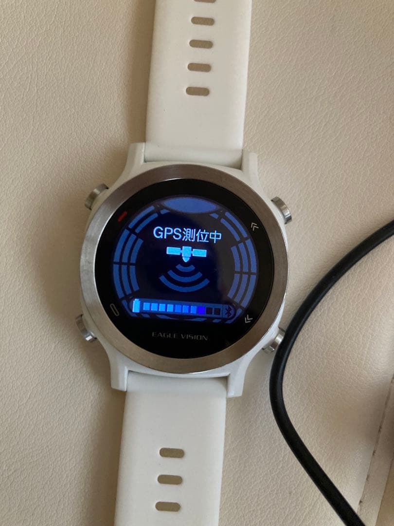 イーグルビジョン☆GPSナビ　ウォッチ白美品
