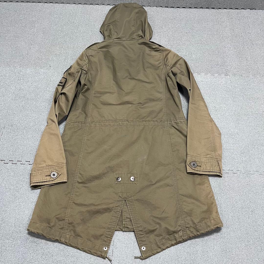 966 HGカートコバーンフォト×パッチ満載グランジM51ミリタリーモッズパーカ