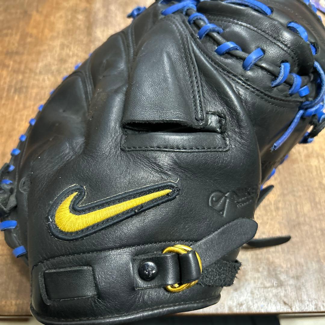 Nike キャッチャーミット　黒/青　城島モデル　軟式