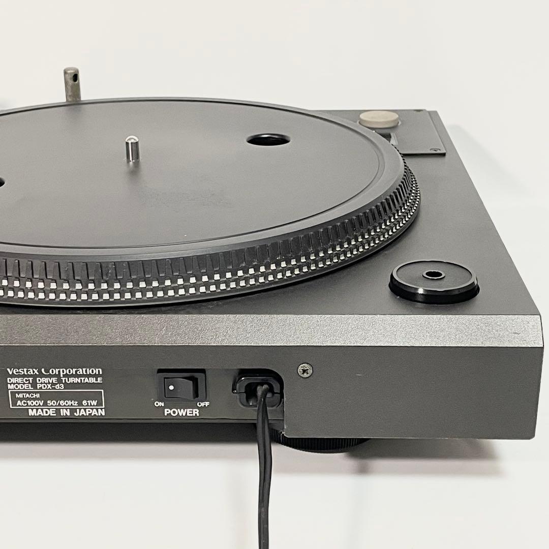 【良品】Vestax PDX-d3 ターンテーブル シェルカートリッジ付属！