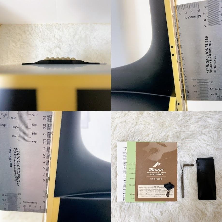 美品! 限定品 MORRIS R-CUSTOM MAD BLACK オール単板