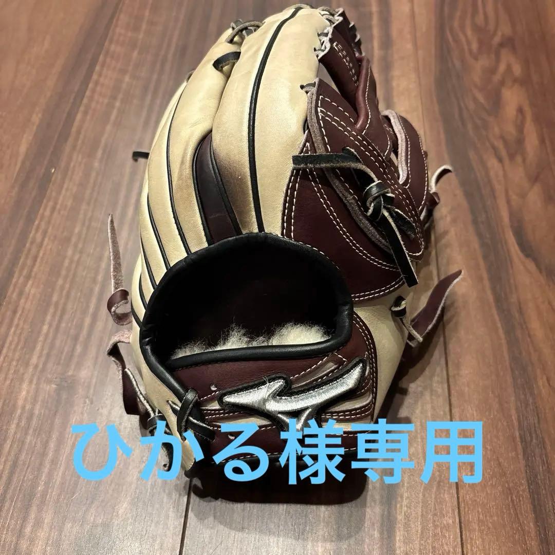 ミズノプロ 軟式 外野 オーダー イチローモデル プラチナラベル