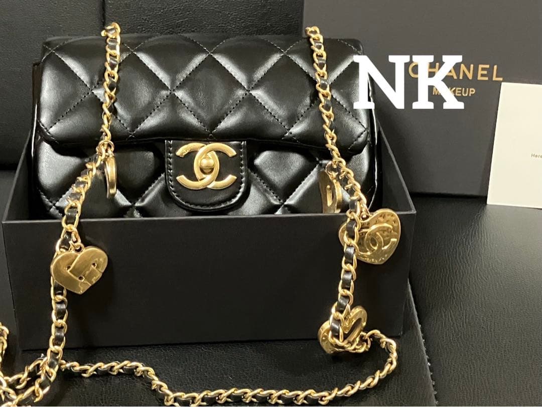 ハートチェーン　シャネル　ノベルティ　ショルダーバッグ　VIP限定
