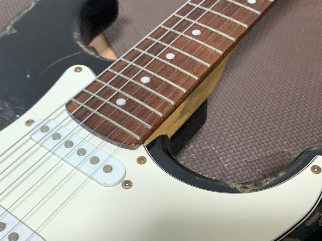 レジェンドLegend ST ストラト タイプ レリック aged ブラック 黒