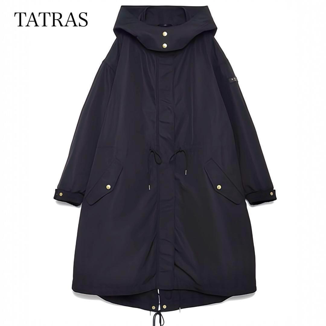 【23SS】TATRAS タトラス TESEAGE モッズコート 金ボタン 黒