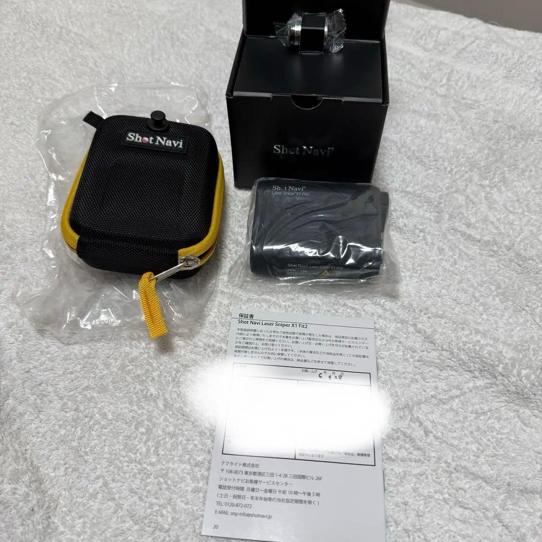 新品未使用　ショットナビ　X1 Fit2 Shot Navi ゴルフ用距離計