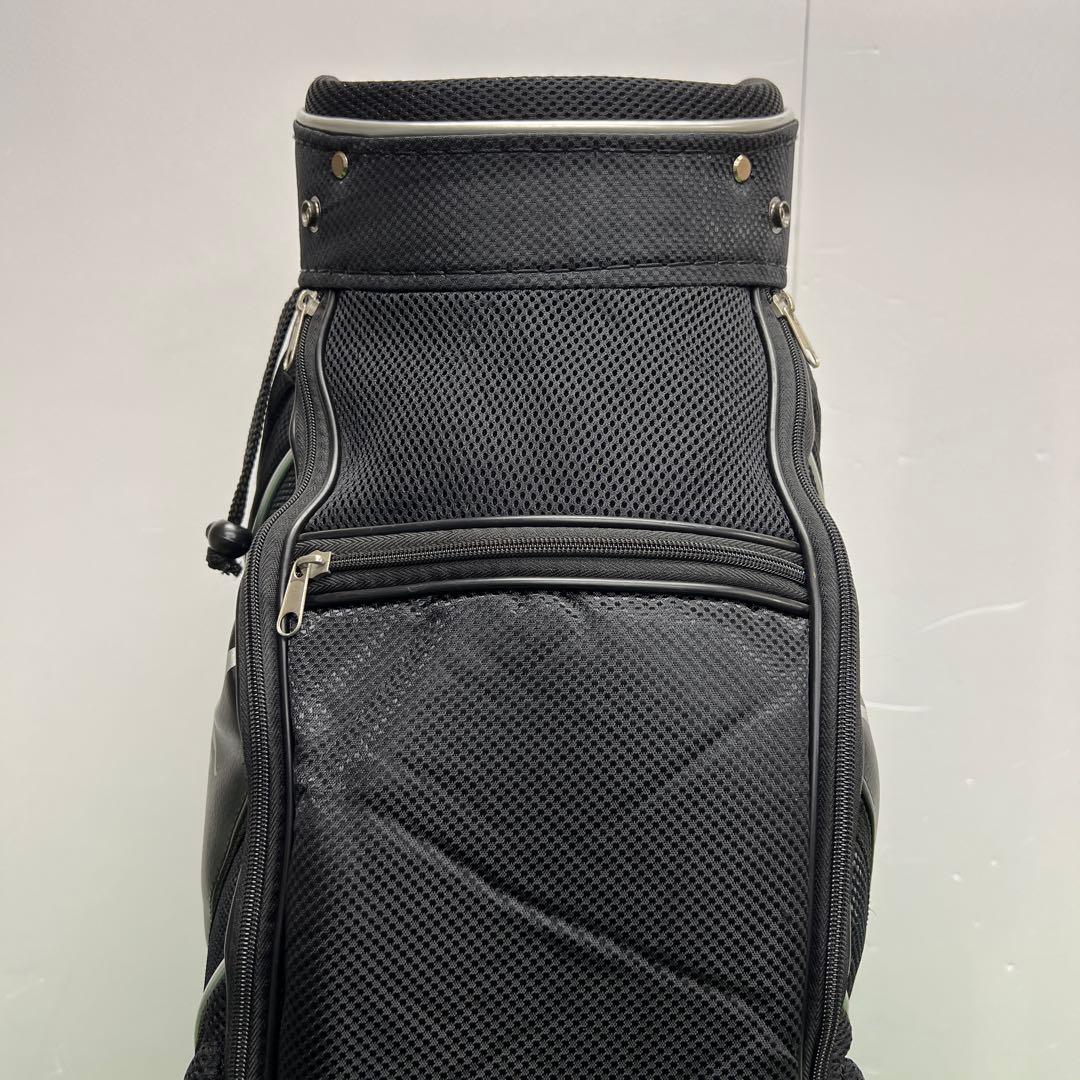 Fitway フィットウェイ　8インチ　ブラック　ゴルフバッグ　メンズ　中古品