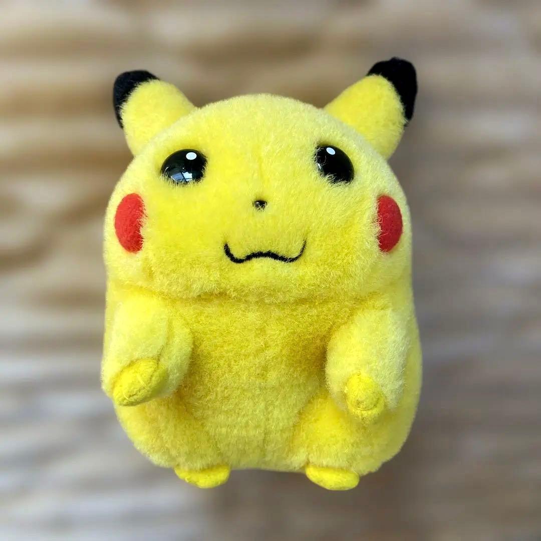 お腹を押すとなく 初期ピカチュウ ぬいぐるみ TOMY