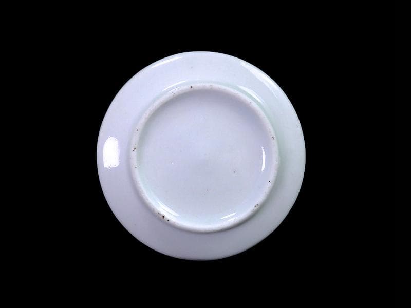 古伊万里　色絵　牡丹の図　猪口　のぞき　C099AS-fbub