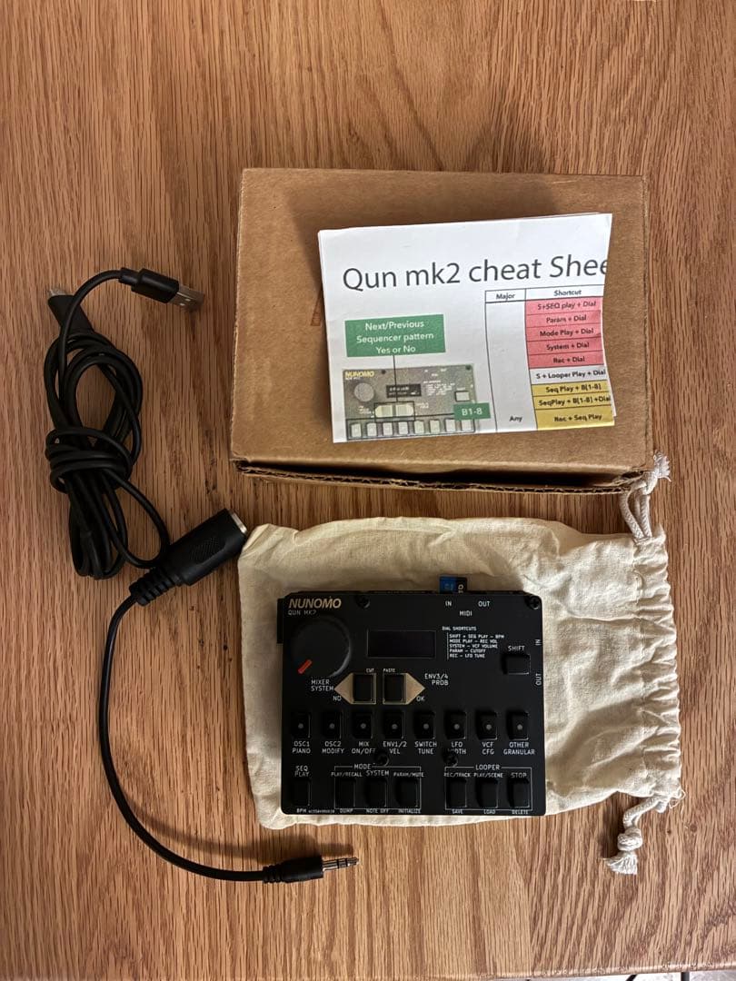 NUNOMO QUN MK2 ポケットシンセサイザー シーケンサー ルーパー