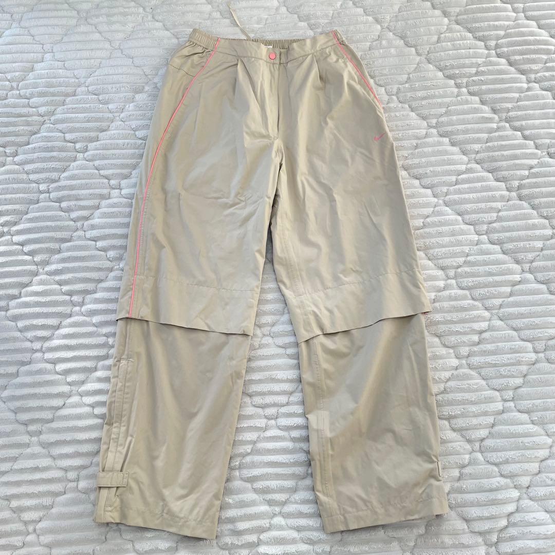 NIKE GOLFレディース ナイロンジャケット　レインウェア2way上下セット