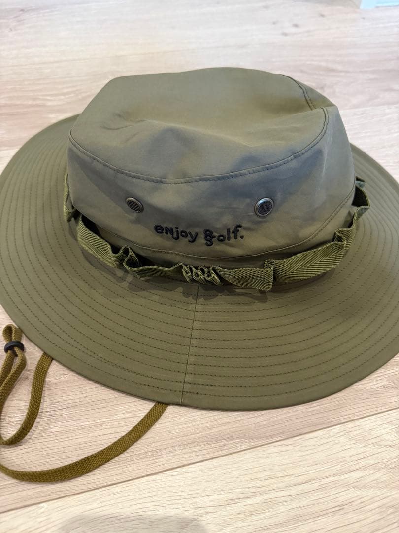 8G SHOOT 8G SAFARI HAT ゴルフハット カーキ