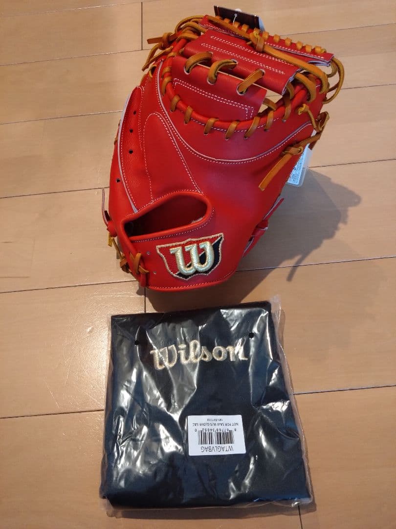 ☆Wilson ウィルソン WBW101111 硬式捕手右投用 Eオレンジ