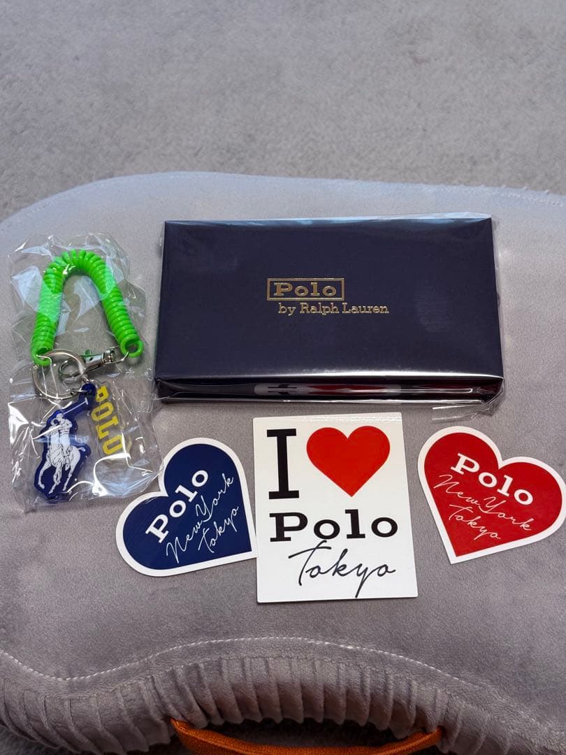 ラルフローレン ピンバッチ・キーホルダー・ステッカーセット