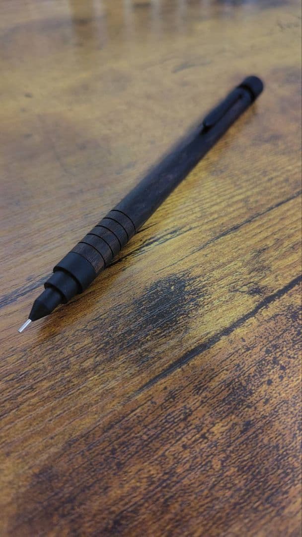 マーベラスウッド　シャープペンシル　0.5mm　ムーンエボニー