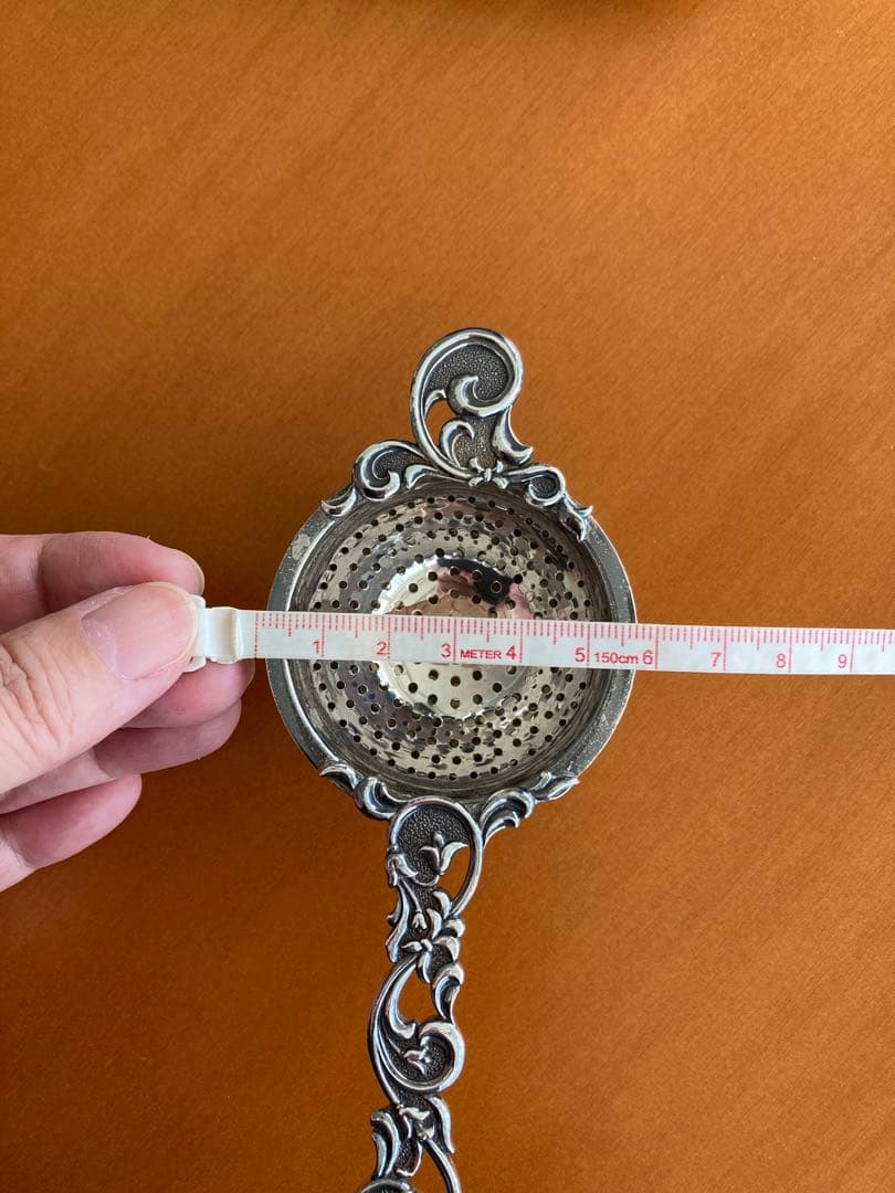 純銀 シルバー WAKOティーストレーナー　アンティーク