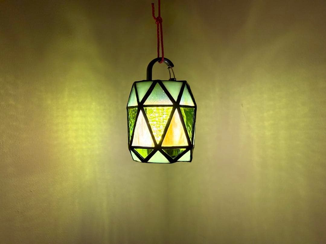 LM4サイズ　ランプシェード　ステンドグラス　〜tubomi〜