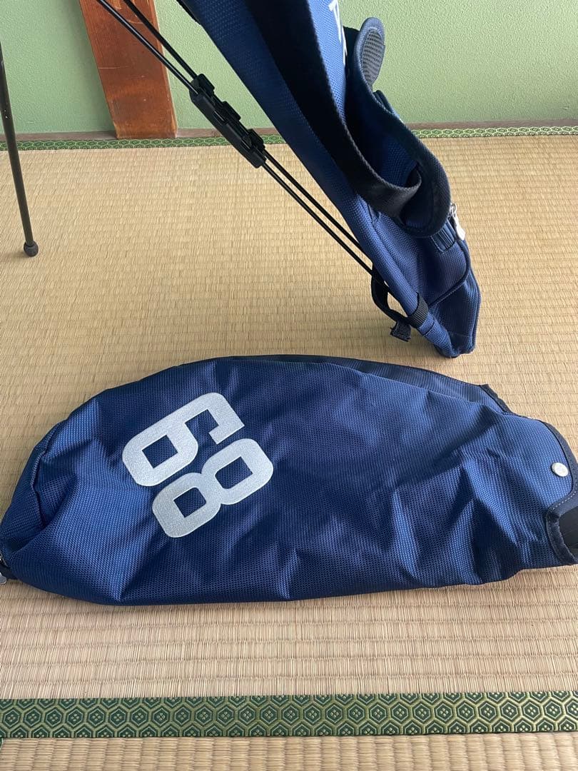 Kazu　PEARLY GATES キャディバッグ ネイビー 68番