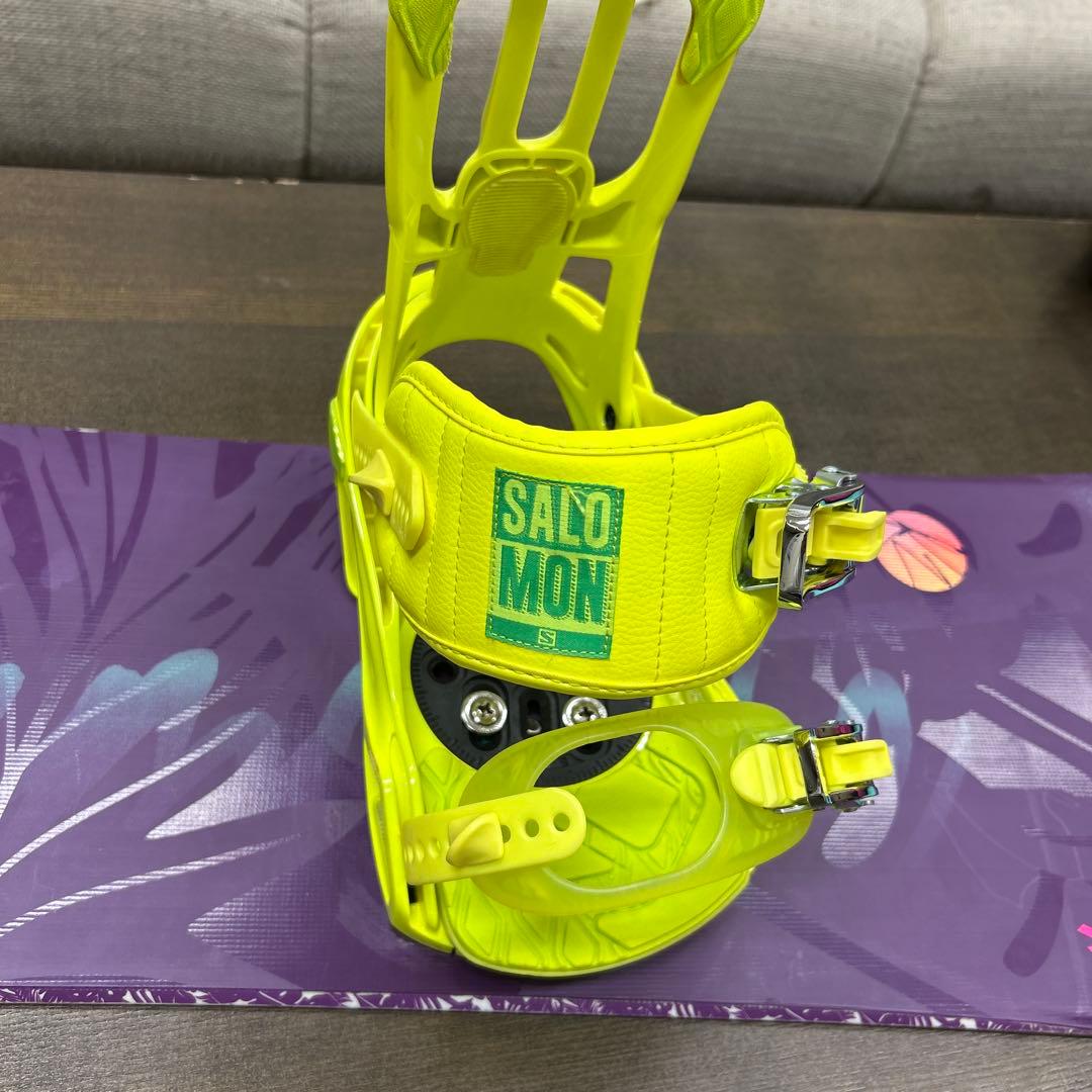 このままゲレンデへ！スノボ、ウェア一式【レディース】Mサイズ位、K2&サロモン