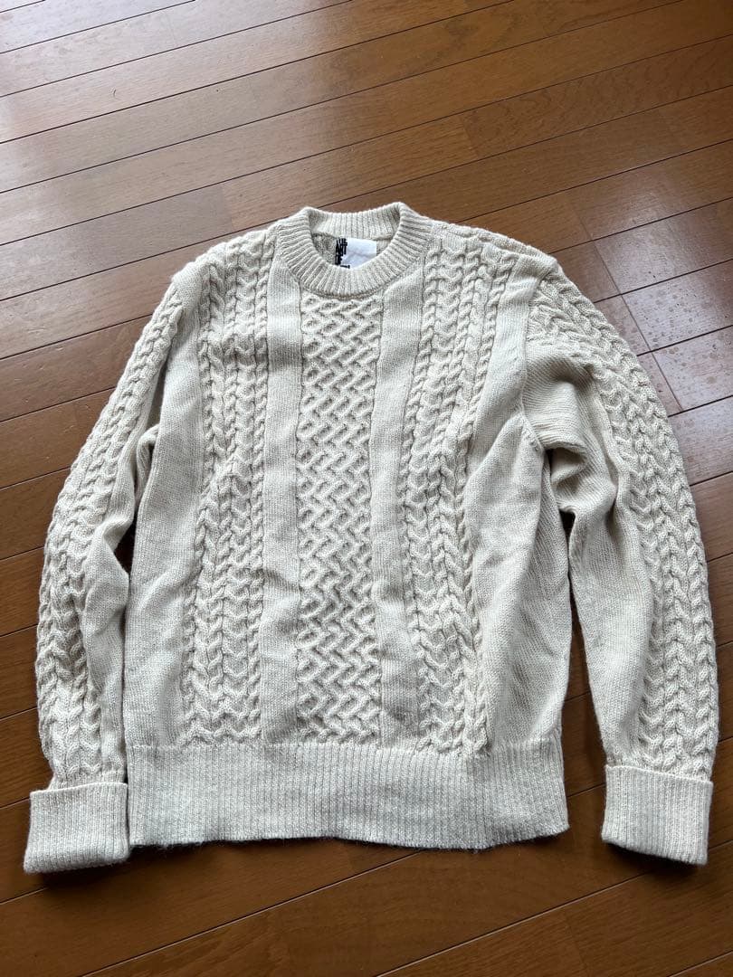 THE ART OF WOOLアルパカセーター ナチュラル