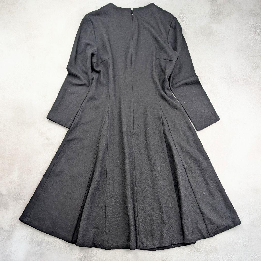 theory luxe セオリーリュクス ウール100% フレアワンピース