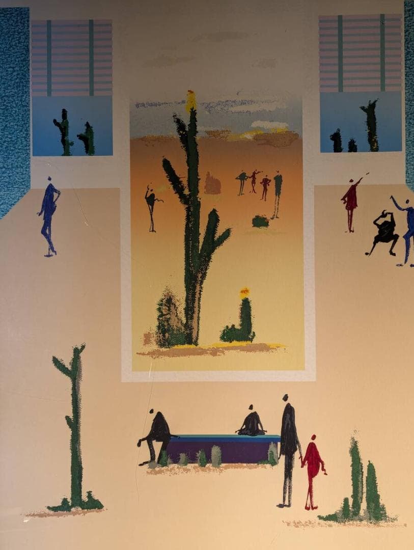 【真作】版画　レオ・パシリコ　シルクスクリーン　モダンアートの巨匠　V88