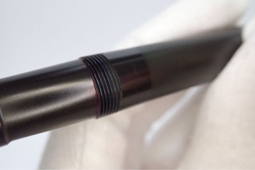 【廃番】masahiro万年筆 エボナイト パイロット 中字（M） インク止め式