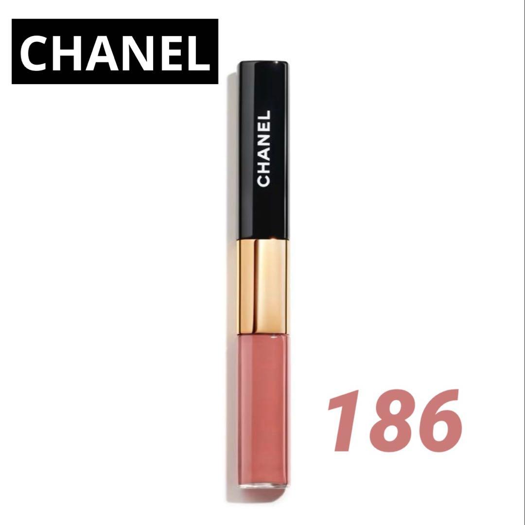 CHANEL ルルージュデュオ　ウルトラトゥニュ　186 ピンクヌード