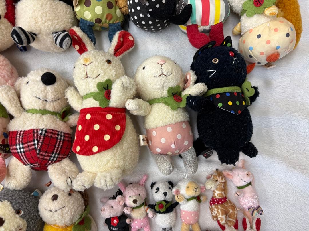 good luck 童心　ぬいぐるみ　大小合わせて４５体まとめ売り　used