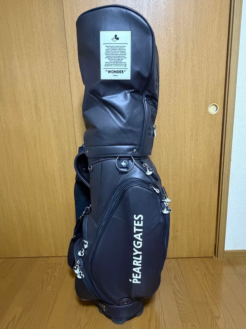 PEARLY GATES ディズニー100周年コラボキャディバッグ ブラック