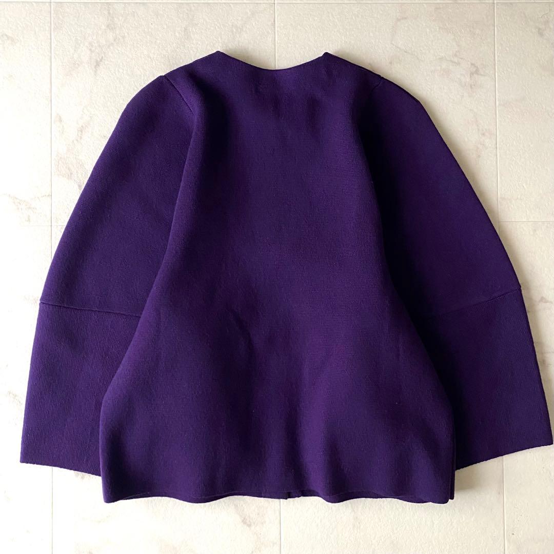 近年.美品.定価4.6万☆エストネーション ファーポケットニットショートコート