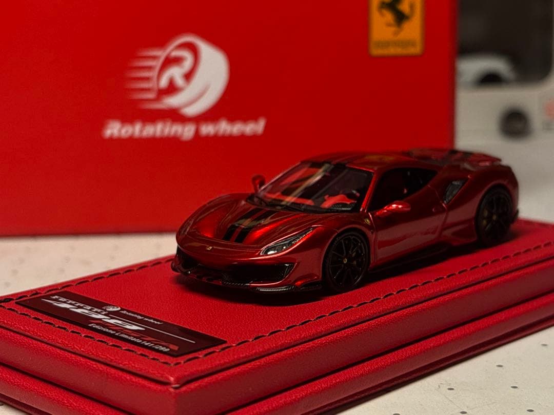 Rotating Wheel 1/64 フェラーリ 488ピスタ