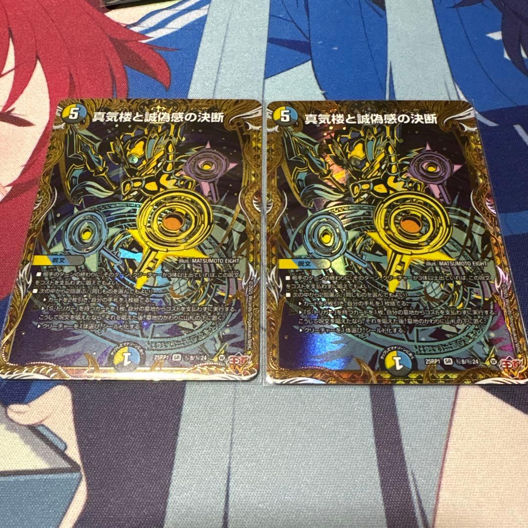 真気楼と誠偽感の決断　シク2枚