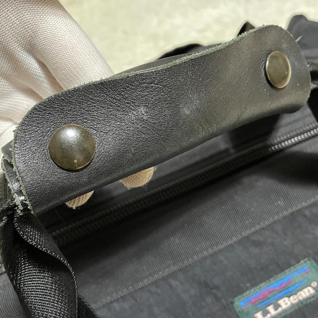【美品】 L.L.Bean 90s ボストンバッグ　ビンテージ　ブラック　大容量