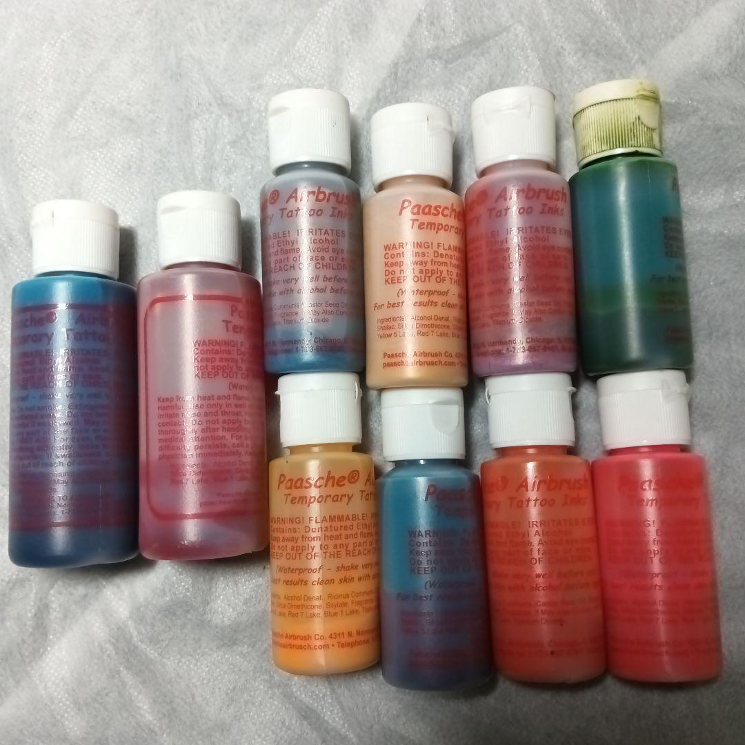 ボディーペイント用カラー10本　ＬＡで購入