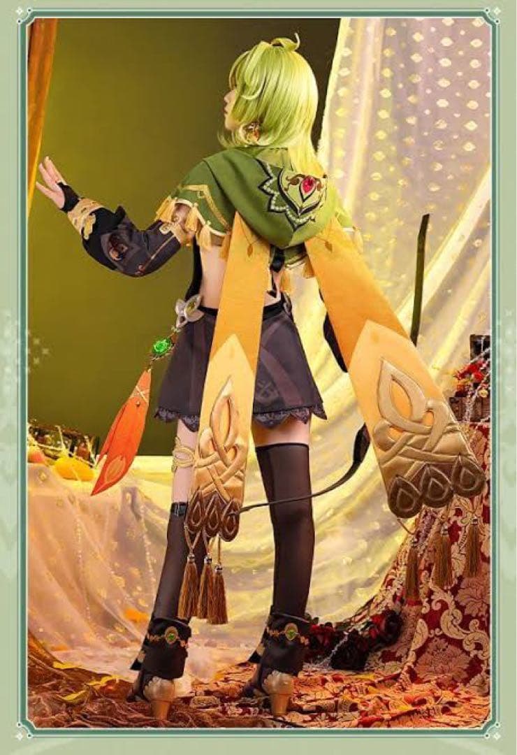 三分妄想/原神/コレイ/Ｍ/コスプレ衣装＋靴＋ウィッグフルセット