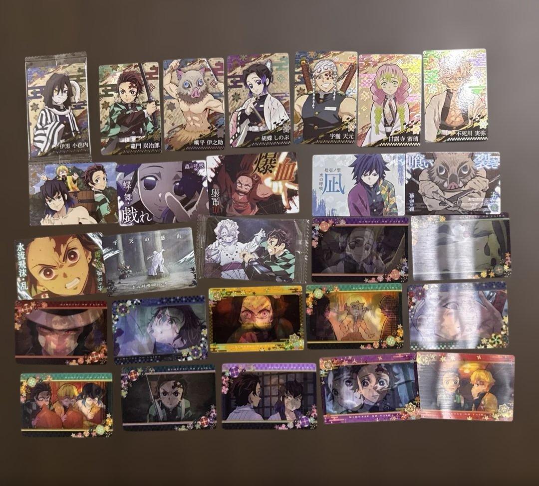 鬼滅の刃　鬼滅　163点　チェンジングカード　シール　クリアカード　非売品　レア