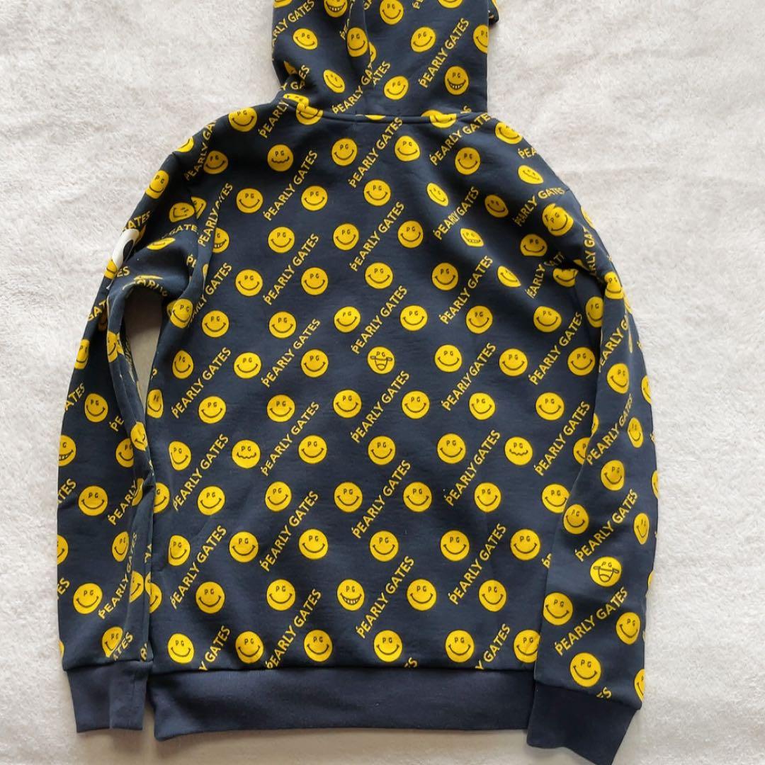 美品　パーリーゲイツ　セットアップ　にこ　スマイル　パーカー　スカート　デニム