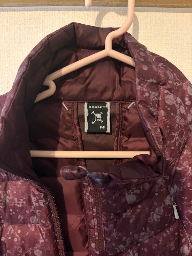 OAKLEY パープル ダウンジャケット M