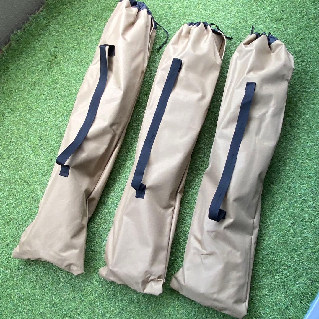 リリー【新品スノーピークOEM品】ローチェア30 カーキ 3脚セット