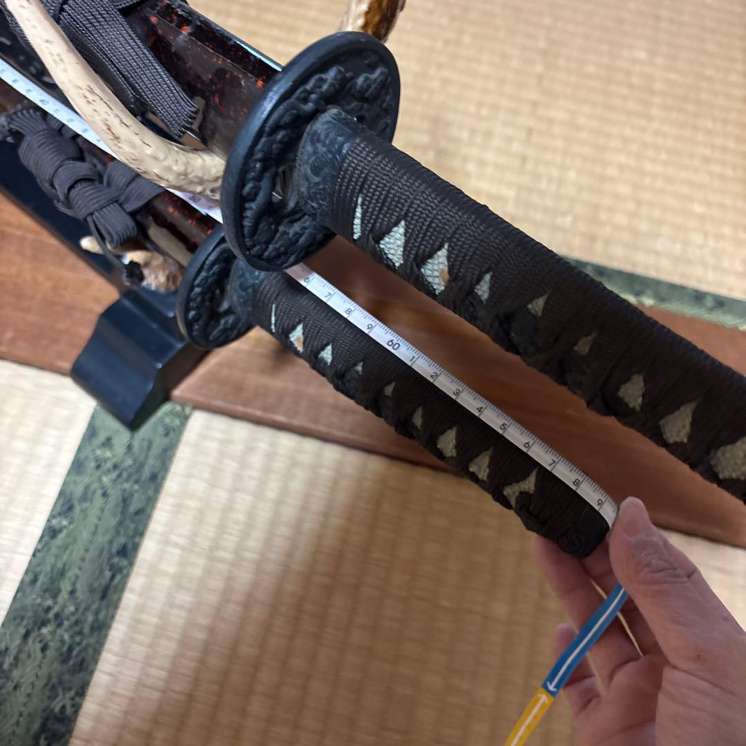 模造刀　刀 2本　 漆黒の刃