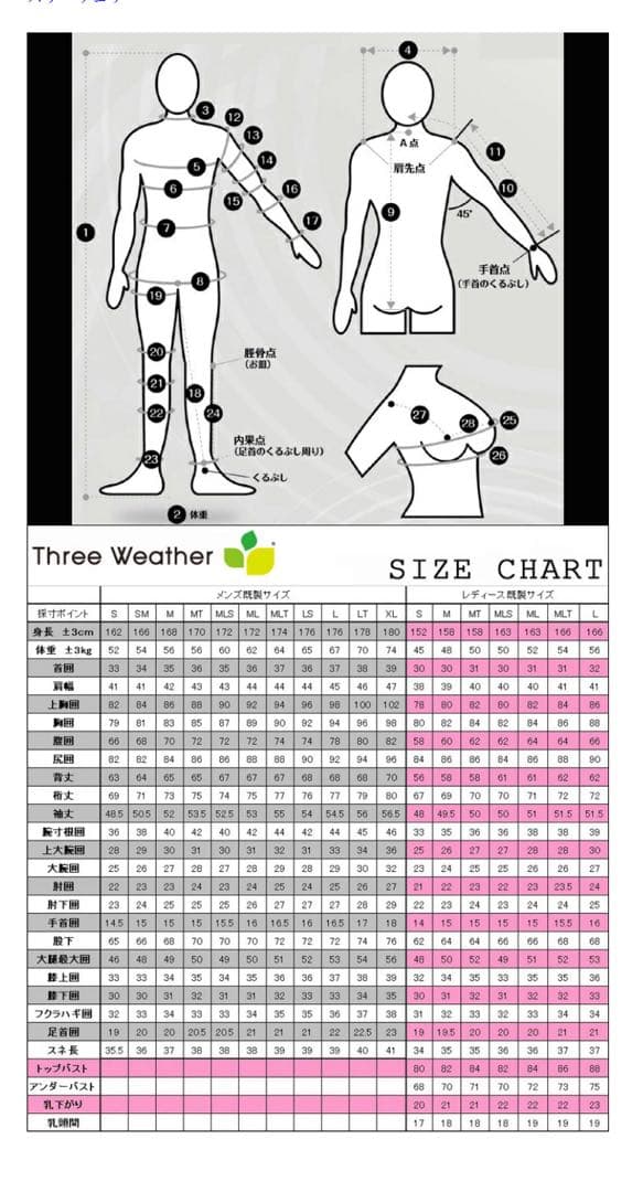 スリーウェザー　ロングジョン　タッパー　ブラック　3mm L