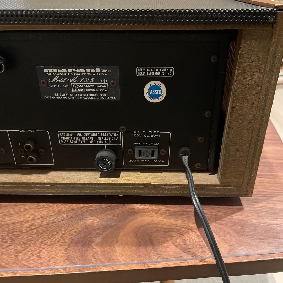 【即購入OK】Marantz Model125 チューナー 木製ケース付き