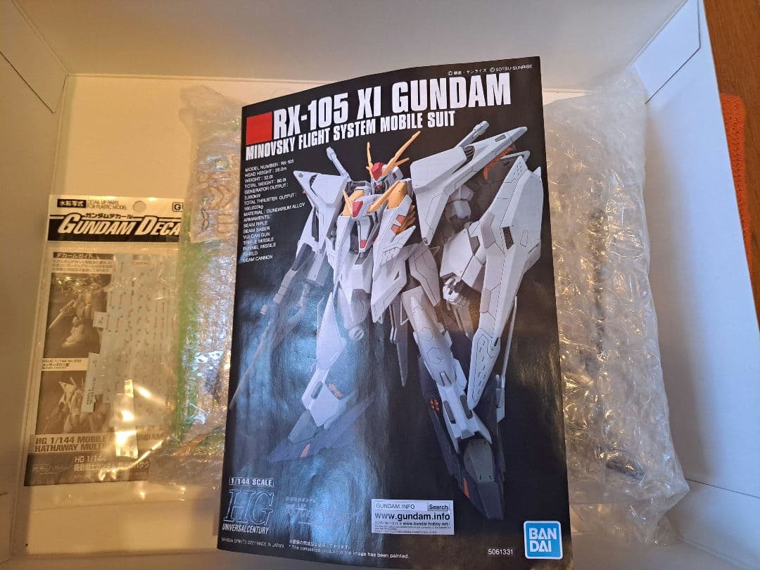 閃光のハサウェイ　クスィーガンダム　ペーネロペー　墨入れ　完成品　2体セット