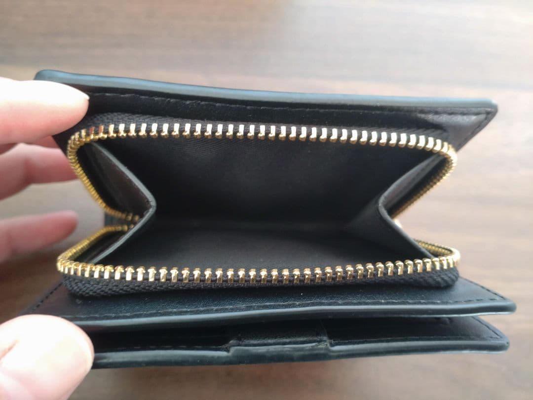 ☆いちページ☆ COACH 濃茶×ブラック　レザーバック＆財布セット