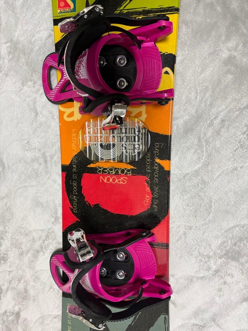 【お得なセット】SPOON キッズ用 ボード+ビンディング 約128センチ