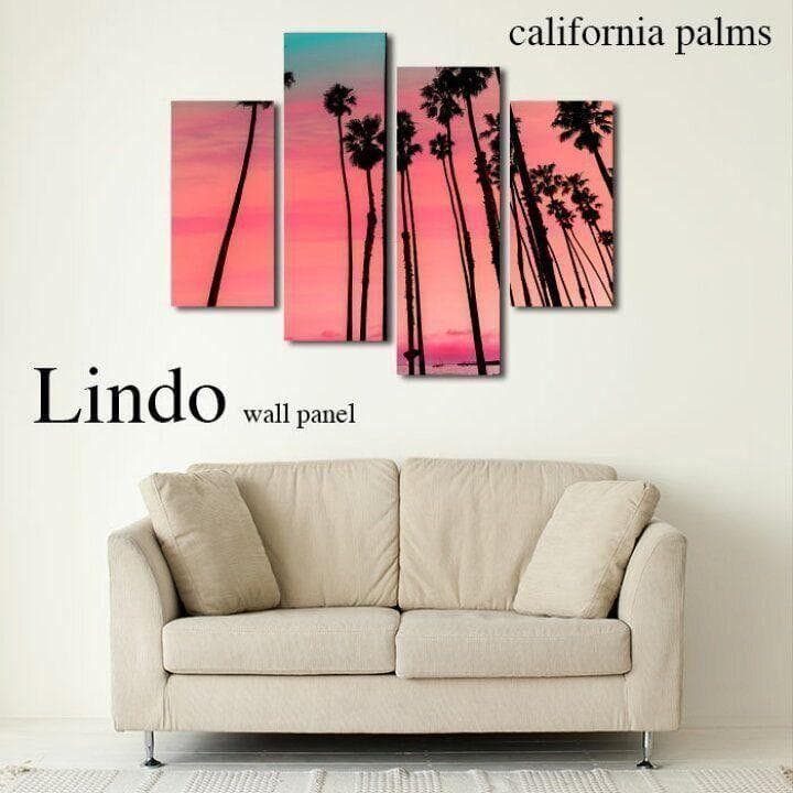 【受注生産品】Lindo ウォールパネル アートパネル ハワイ ビーチ 西海岸